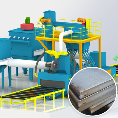 Steel Structural Parts Steel Shot Blasting Machine Cleaning Solutions