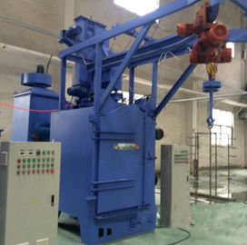 Large Steel Grit Blasting Equipment Hook Type Descaling Electric Vehicle Frame