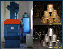 Proven Latch Shape Tumble Blast Machine , Shot Blast Cleaning Equipment Optimum Rolling