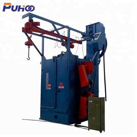 Hook Type Industrial Shot Blasting Machine For Surface Cleaning Customized Color