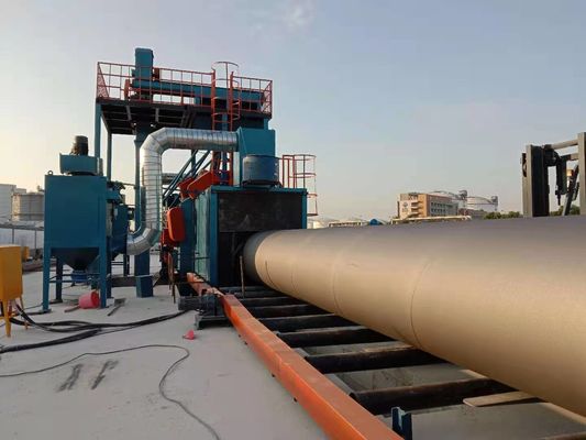Gas Pipe Oil Pipe Outer Inner Shot Blasting Machine rust remove